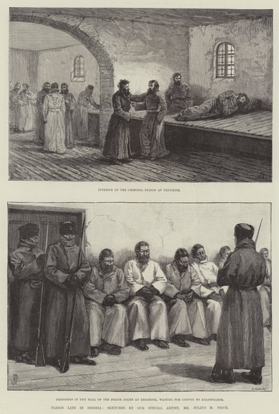 La vie en prison en Sibérie - Walter Paget